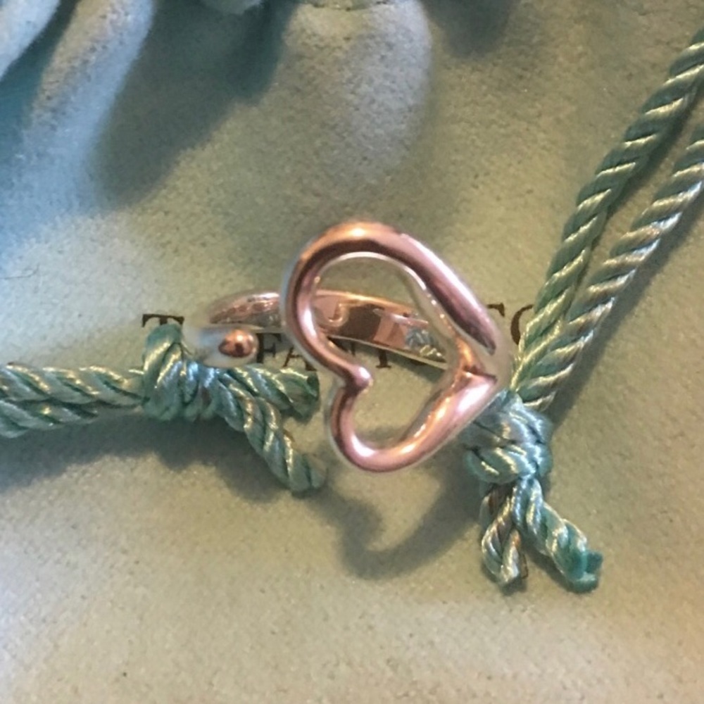 Tiffany & CO Open Heart Ring size 6 NEW